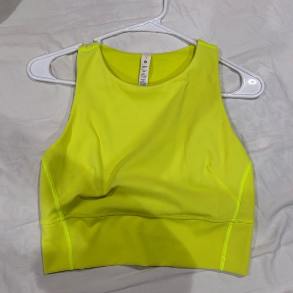 Wunder train tank top electric lemon size 6 - Picture 3 of 3